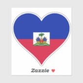 vlag van Haïti Sticker (Vel)