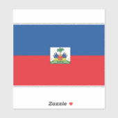 vlag van Haïti Sticker (Vel)
