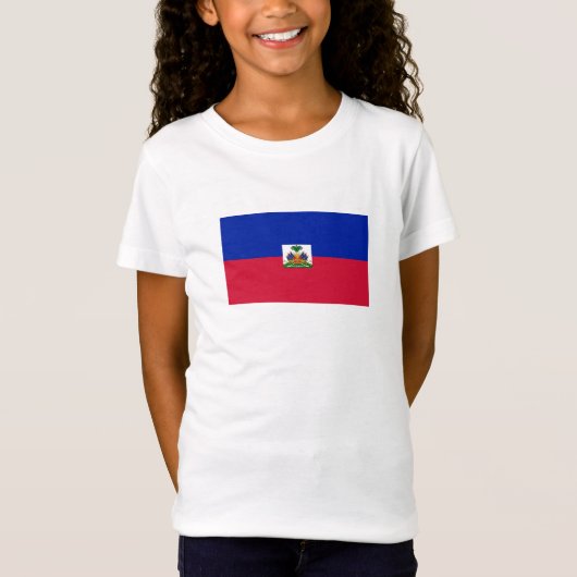 Vlag van Haïti T-shirt (Voorkant)