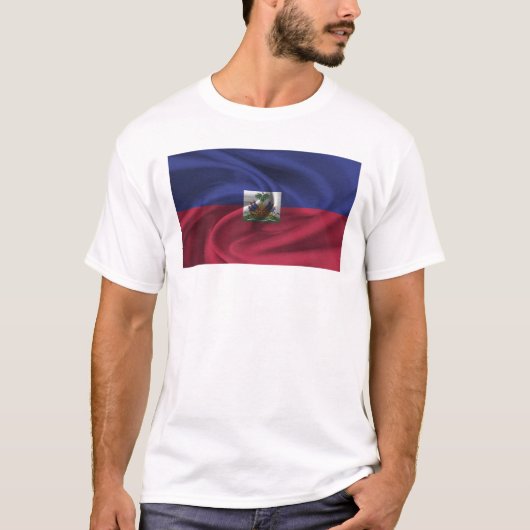Vlag van Haïti T-shirt (Voorkant)