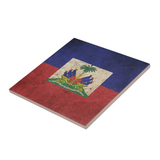  vlag van Haïti Tegeltje (Zijkant)