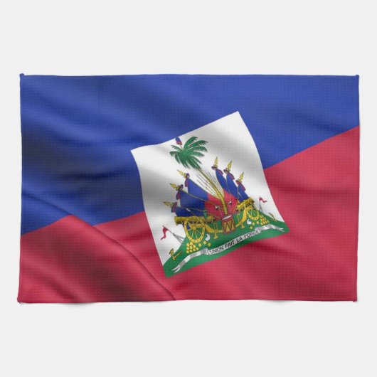 VLAG VAN HAÏTI THEEDOEK (Horizontaal)