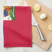 Vlag van Haïti Theedoek (Quarter Fold)