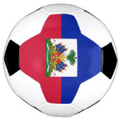 Vlag van Haïti Voetbal (Gedraaid)