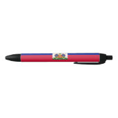 Vlag van Haïti Zwarte Inkt Pen (Bodem)