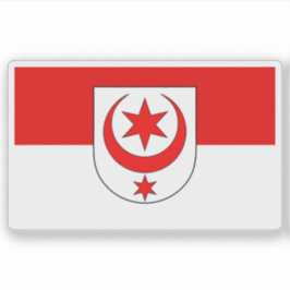 Vlag van Halle (Saale), Duitsland Sticker