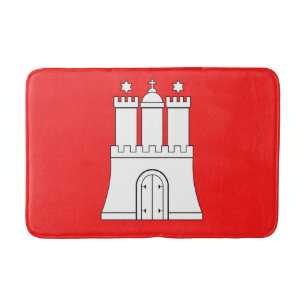 Vlag van Hamburg Bath Mat