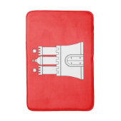 Vlag van Hamburg Bath Mat (Voorkant Verticaal)