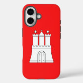 Vlag van Hamburg Case-Mate iPhone Case (Achterkant)