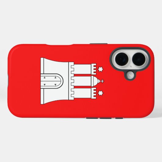 Vlag van Hamburg Case-Mate iPhone Case (Achterkant (horizontaal))