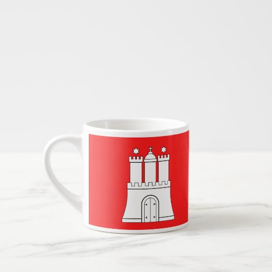 Vlag van Hamburg Espresso Cup Espresso Kop (Links)