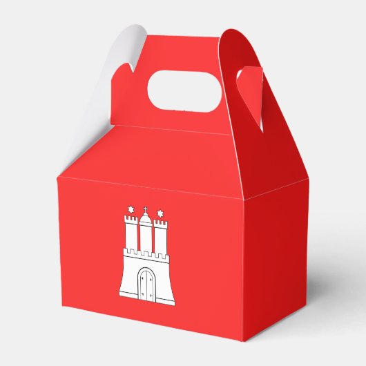 Vlag van Hamburg Favor Box Bedankdoosjes (Voorkant Zijde)