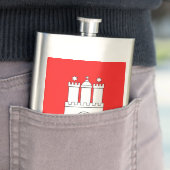 Vlag van Hamburg Flask Flacon (Voorbeeld)