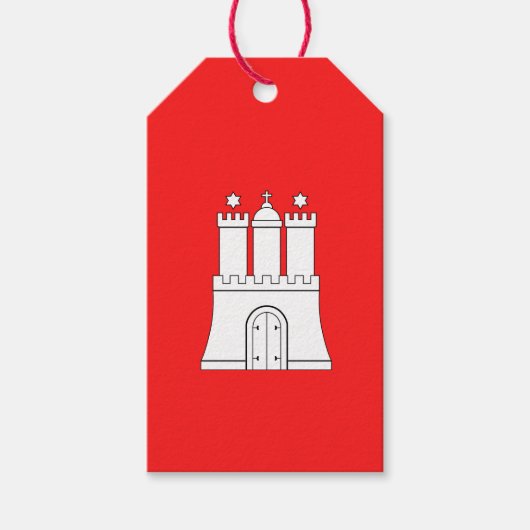 Vlag van Hamburg Gift-Labels Cadeaulabel (Voorkant)