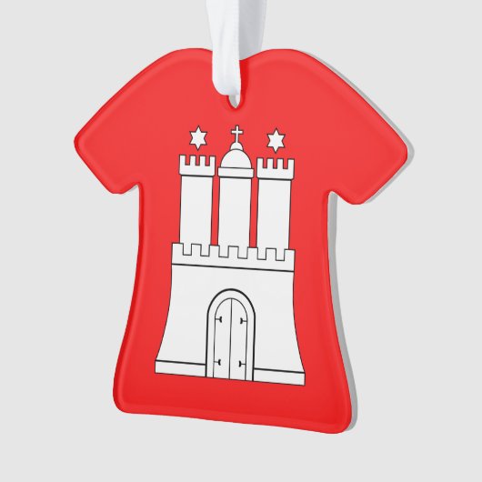 Vlag van Hamburg Ornament (voorkant)