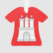 Vlag van Hamburg Ornament (voorkant)