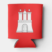 Vlag van Hamburgse Koelbox Blikjeskoeler (Voorkant)