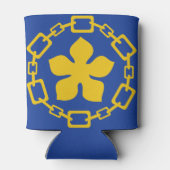 Vlag van Hamilton, Ontario Blikjeskoeler (Achterkant)