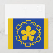 Vlag van Hamilton, Ontario Briefkaart (Voorkant / Achterkant)