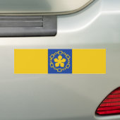 Vlag van Hamilton (Ontario, Canada) Bumpersticker (Op auto)