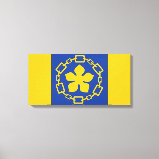 Vlag van Hamilton (Ontario, Canada) Canvas Afdruk (Voorkant)