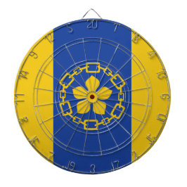 Vlag van Hamilton (Ontario, Canada) Dartbord