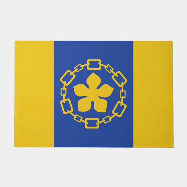 Vlag van Hamilton (Ontario, Canada) Deurmat (Voorkant)