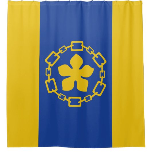 Vlag van Hamilton (Ontario, Canada) Douchegordijn (Voorkant)