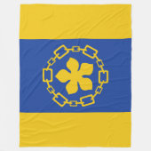 Vlag van Hamilton (Ontario, Canada) Fleece Deken (Voorkant)