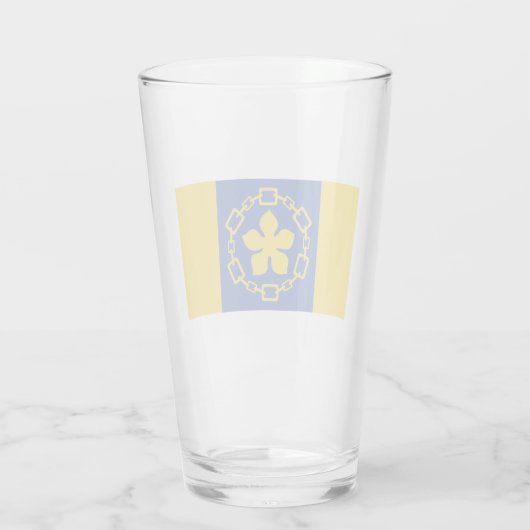 Vlag van Hamilton (Ontario, Canada) Glas (Achterkant)