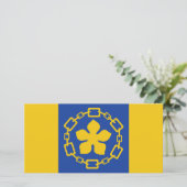 Vlag van Hamilton (Ontario, Canada) Kaart (Staand voorkant)