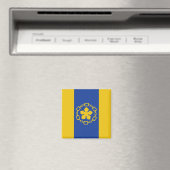 Vlag van Hamilton (Ontario, Canada) Magneet (Insitu (Vaatwasser))