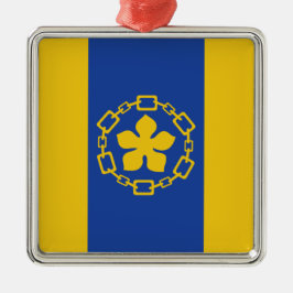 Vlag van Hamilton (Ontario, Canada) Metalen Ornament