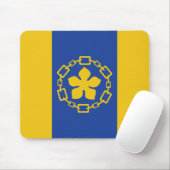 Vlag van Hamilton (Ontario, Canada) Muismat (Met muis)