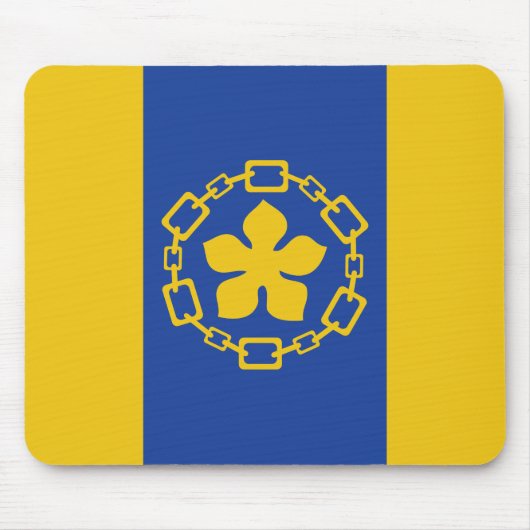 Vlag van Hamilton (Ontario, Canada) Muismat (Voorkant)