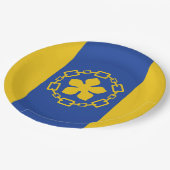 Vlag van Hamilton (Ontario, Canada) Papieren Bordje (Gekanteld)