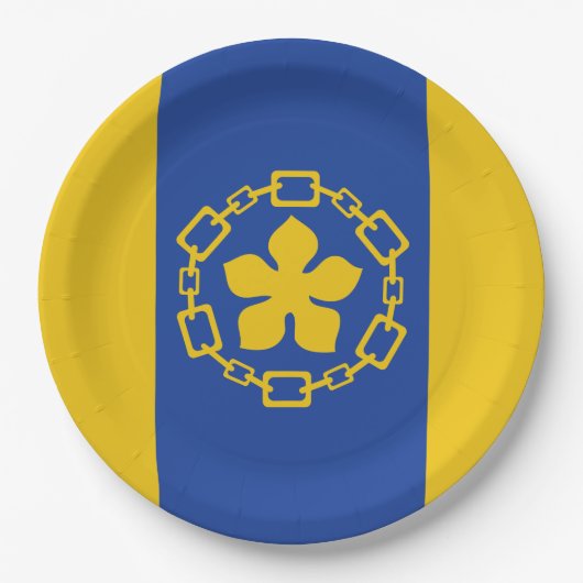 Vlag van Hamilton (Ontario, Canada) Papieren Bordje (Voorkant)