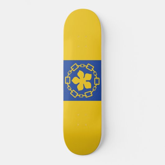 Vlag van Hamilton (Ontario, Canada) Persoonlijk Skateboard (Voorkant)