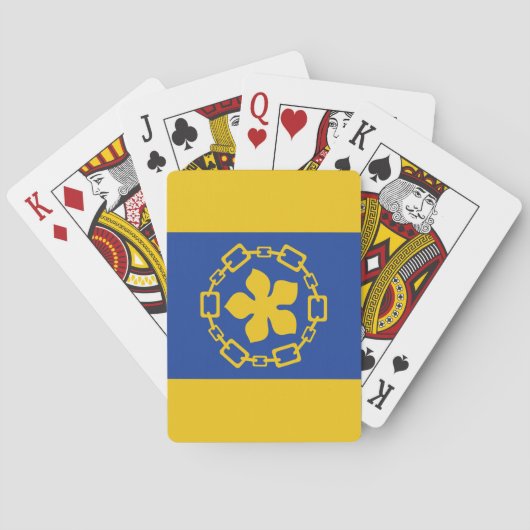 Vlag van Hamilton (Ontario, Canada) Pokerkaarten (Achterkant)