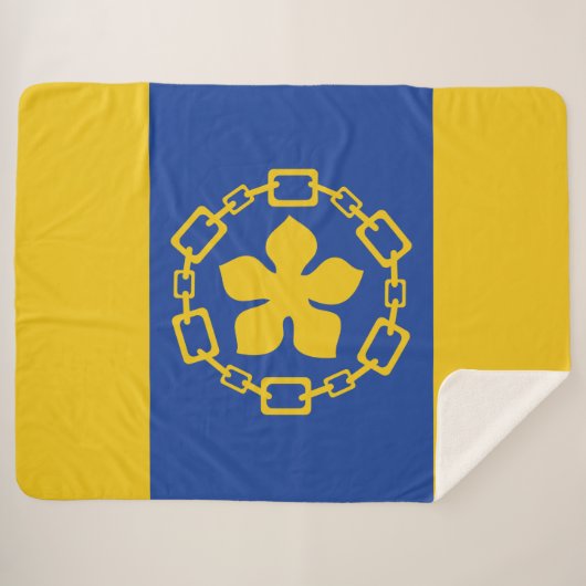 Vlag van Hamilton (Ontario, Canada) Sherpa Deken (Voorkant (horizontaal))