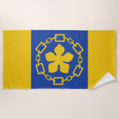 Vlag van Hamilton (Ontario, Canada) Strandlaken (Voorkant)