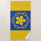 Vlag van Hamilton (Ontario, Canada) Strandlaken (Voorkant)