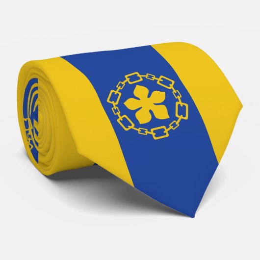 Vlag van Hamilton (Ontario, Canada) Stropdas (Opgerold)