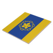 Vlag van Hamilton (Ontario, Canada) Tegeltje (Zijkant)