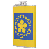 Vlag van Hamilton, Ontario Flask Heupfles (Links)