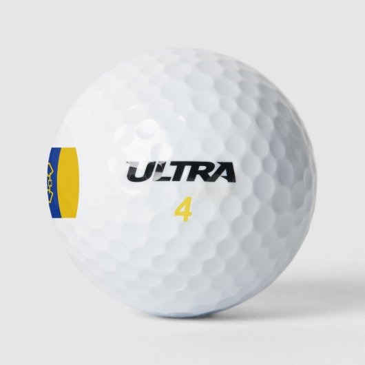 Vlag van Hamilton, Ontario Golf Balls Golfballen (Logo)