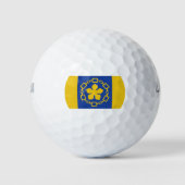 Vlag van Hamilton, Ontario Golf Balls Golfballen (Voorkant)