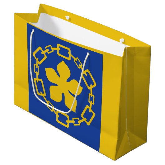 Vlag van Hamilton, Ontario Grote Cadeautas (Voorkant Gekanteld)