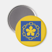 Vlag van Hamilton, Ontario Magnet (Voorkant / Achterkant)