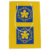 Vlag van Hamilton, Ontario Medium Gift Bag Cadeauzakje (Voorkant)